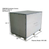 Atlas Equipment PSBC990  Extra Large Pressurized Sandblast Cabinet with Vacuum