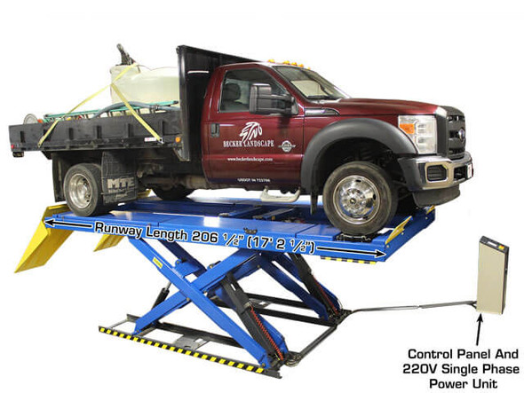 Atlas® PX-16A Extra Long 16,000 Lbs. Capacity Commercial Grade Alignment Scissor Lift