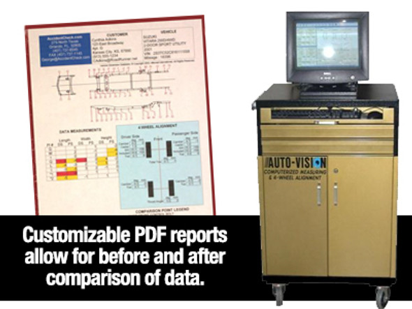  Star-Track Auto-Vision Computerized Measuring & Four Wheel Alignment System