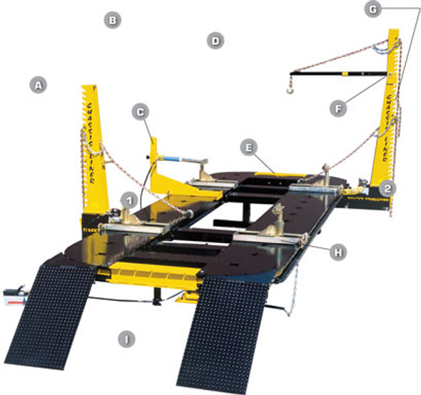 Chassis Liner Truck' N Revolution 22' 2-Towers - Air Hydraulic Tilt Bed
