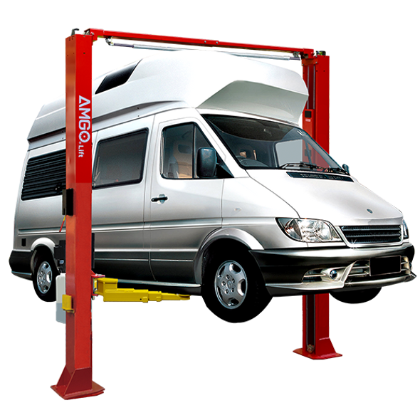   AMGO OHX-10 10,000 Lbs clear-floor Asymmetric 2-post Lift