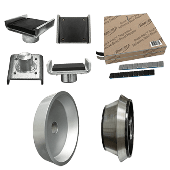 BendPak ACCESSORY PACK: (1) FRAME CRADLE PADS + (1) TRUCK CONE KIT + (1) TAPE WEIGHTS COMBO