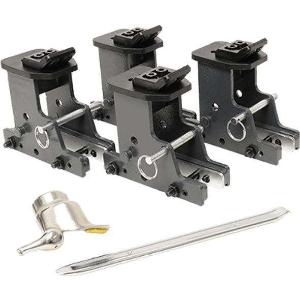 Ranger ATV Changer Clamps Kit Elevated ATV Clamps Kit / Set of 4 / Fits Adjustable Clamps / Includes ATV Mounting Head