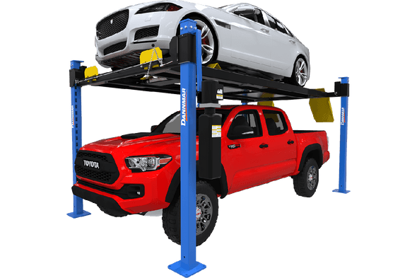 Dannmar D4-9/X  Portable 4-Post Storage Lift Complete Package