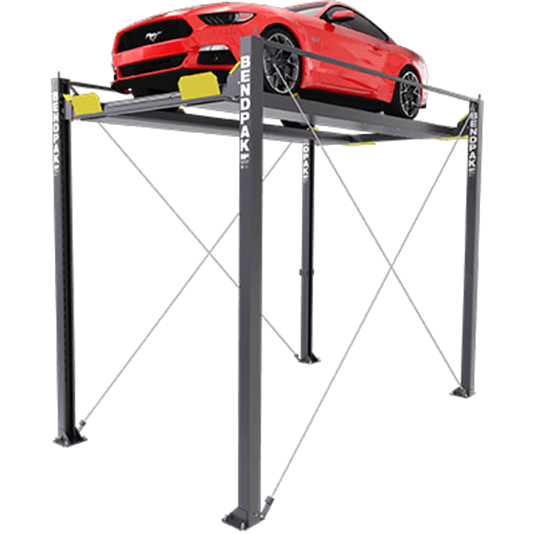 Bendpak  HD-7MZ  7,000-lb. Cap Super-Tall Four-Post Lift / Vehicle Display Platform