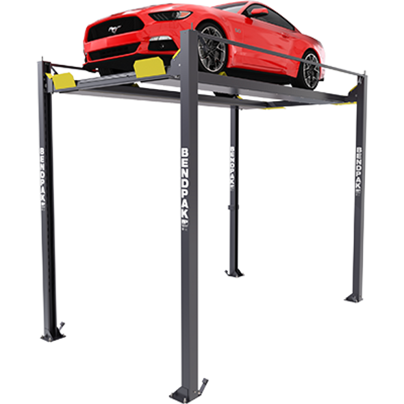 HD-7PXW (5175516) 7,000-lb. Capacity / Super-Tall Rise / Four-Post Lift / Vehicle Display Platform