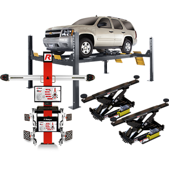  BendPak Combo  HDS-14LSXE Alignment Package (5175894)  3DP4100R + (2) RBJ7000