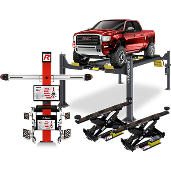  BendPak Combo HDSO14AX Alignment Package (5175893) ( + (1) 3DP4100R + (2) RBJ7000