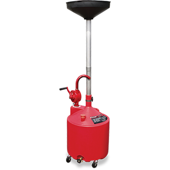  Ranger RD-18G 18-Gallon Portable Oil Drain With Pump and Drain Valve