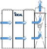  iDEAL PSB-AFOFB1388-AK-1PH Open Front Paint Spray Booth